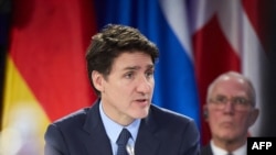 Premierul Canadei, Justin Trudeau a fost pe 24 februarie 2025 la Kiev.