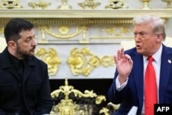 Трамп и Зеленский. Овальный кабинет Белого дома. 18 августа 2025 года