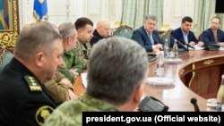 Заседание Совета национальной безопасности (СНБО) Украины