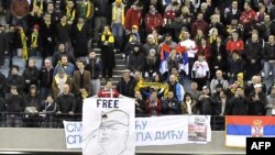 Navijači Srbije na fudbalskoj utakmici sa Australijom u Melburnu, 7. juni 2011