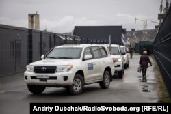 Rečeno je kako su predstavnici OSCE-a u Ukrajniji i rade na terenu (na fotografiji terenska vozila OSCE-a u Ukrajini 2022. godine)