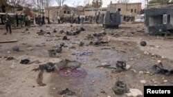 სირიის ერთ–ერთი რეგიონი სამთავრობო ძალების შეტევის შემდეგ.