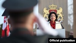 Инаугурационная речь президента, которую Саломе Зурабишвили написала сама, длилась 25 минут