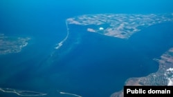 Аэрофото Керченского пролива