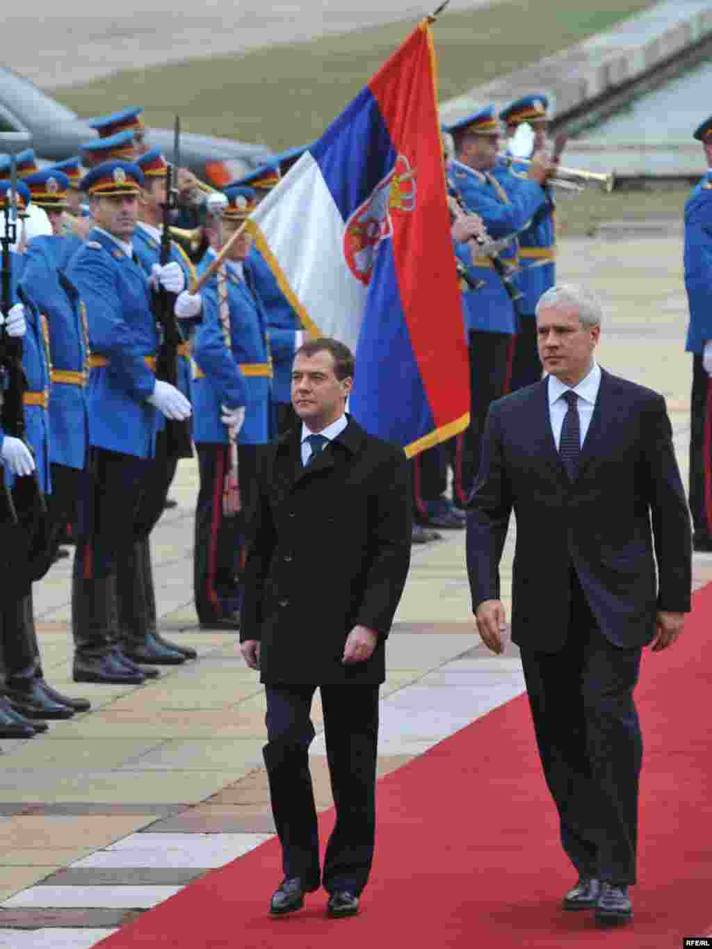 Predsjednici Rusije i Srbije, Medvedev i Tadić