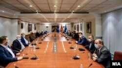 Средба на Зоран Заев со коалициските партнери на СДСМ