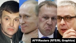 Комбинация фото (слева направо): Александр Литвиненко, Владимир Путин, Андрей Луговой, Дмитрий Ковтун