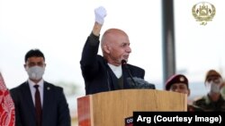 Afghan President Ashraf Ghani addressed the Afghan special forces on May 15.