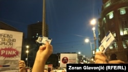 Protest zbog pretnji novinarima, Beograd 16. Oktobar 2019.