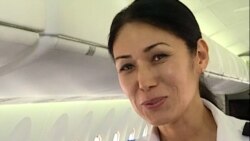 Первая девушка-пилот в Кыргызстане