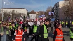 Српските студенти ја завршија 24-часовна блокада на Белград