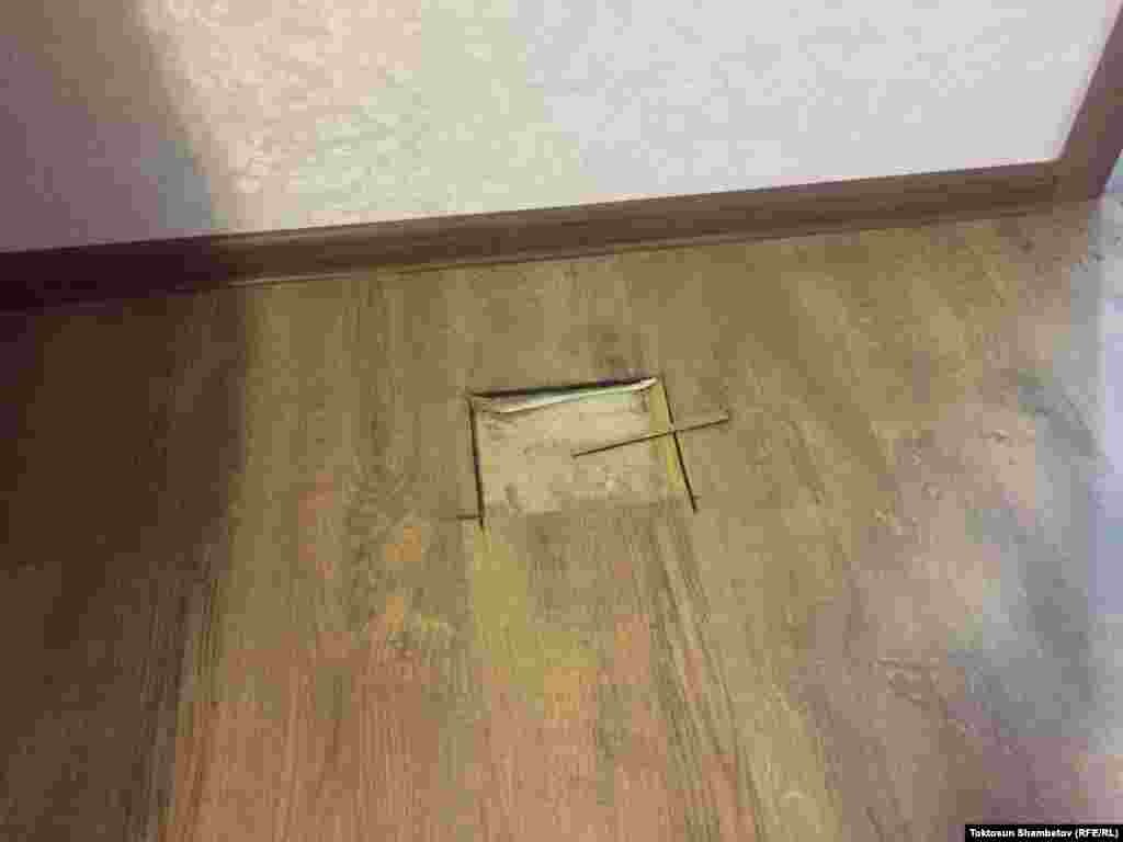 Место, в которое попала пуля.&nbsp;