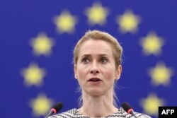 Përfaqësuesja e lartë për politikë të jashtme dhe siguri e BE-së, Kaja Kallas. Fotografi nga arkivi.