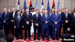 Участники международной конференции в Париже, 29 мая 2018 г.