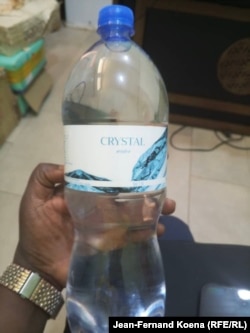 Crystal Water este o marcă de apă produsă la fabrica de îmbuteliere Afrika Ti L'Or din Republica Centrafricană, afiliată grupului Wagner.