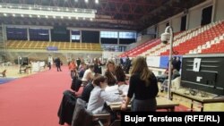 Salla 1 Tetori në Prishtinë, ku më 11 shkurt nisi numërimi i votave të kandidatëve për deputetë të Kuvendit të Kosovës.