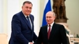 Milorad Dodik i Vladimir Putin tokom jednog od susreta u Moskvi, 2023. godine