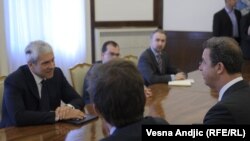 Glavni haški tužilac Serge Brammertz u razgovoru sa predsednikom Srbije, 11. maj 2011