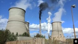 Снимка на ТЕЦ "Бобов дол", направена на 17 октомври