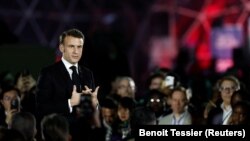 Francuski predsednik Emanuel Makron na samitu o veštačkoj inteligenciji u Parizu, 10. februar 2025.