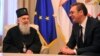 Српскиот патријарх Иринеј и српскиот претседател Вучиќ