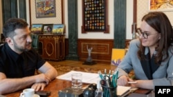 Volodimir Zelenski i Julija Sviridenko, Kijev, 14. jula 2025.