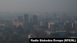 Загаден воздух во главниот град Скопје.
