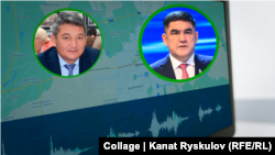 Алмаз Сарыбаев и Курсан Асанов. Коллаж. 