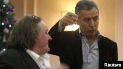 Milo Đukanović i Žerar Depardje