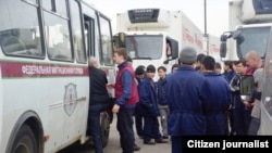 Рација против илегални мигранти во Балашиха, Русија (архивска фотографија)