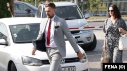 Fikret Hodžić dolazi na suđenje pred Sudom BiH u Sarajevu, 18. 7. 2021.