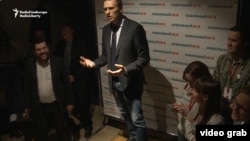 Алексей Навальный на открытии предвыборного штаба в Томске, 17 марта 2017 г.