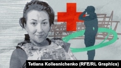 Боевой медик ВСУ, крымчанка Кристина Крис. Коллаж