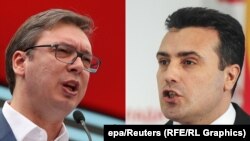 Aleksandar Vučić i Zoran Zaev