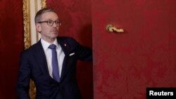 Lider Slobodarske partije Austrije Herbert Kikl, 4. oktobar 2024.