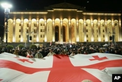 Митинг у здания парламента, 31 марта