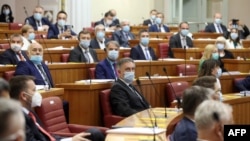 Sjednica Hrvatskog sabora, Zagreb (srpanj 2020.)