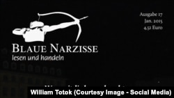 Revista „identitarilor germani”, „Blaue Narzisse” (coperta, 2015)