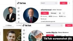 Politikanët maqedonas dhe profilet e tyre në TikTok