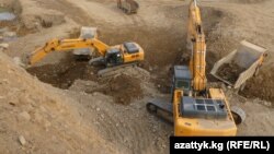 Золоторудное месторождение Иштамберди в Джалал-Абадской области. Архивное фото.