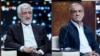 Masud Pezeshkian (dreapta) și Saeed Jalili concurează în turul doi al alegerilor prezidențiale din 5 iulie. Combo RFE/RL.