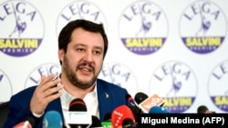 Italijanski ministar unutrašnjih poslova Mateo Salvini