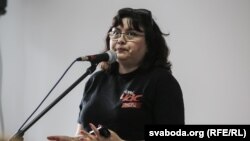 Akszana Kolb egy díjátadó ünnepségen 2017. május 29-én