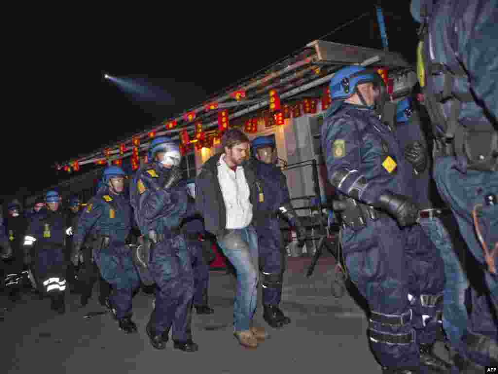 Уапсени демонстранти во Копенхаген