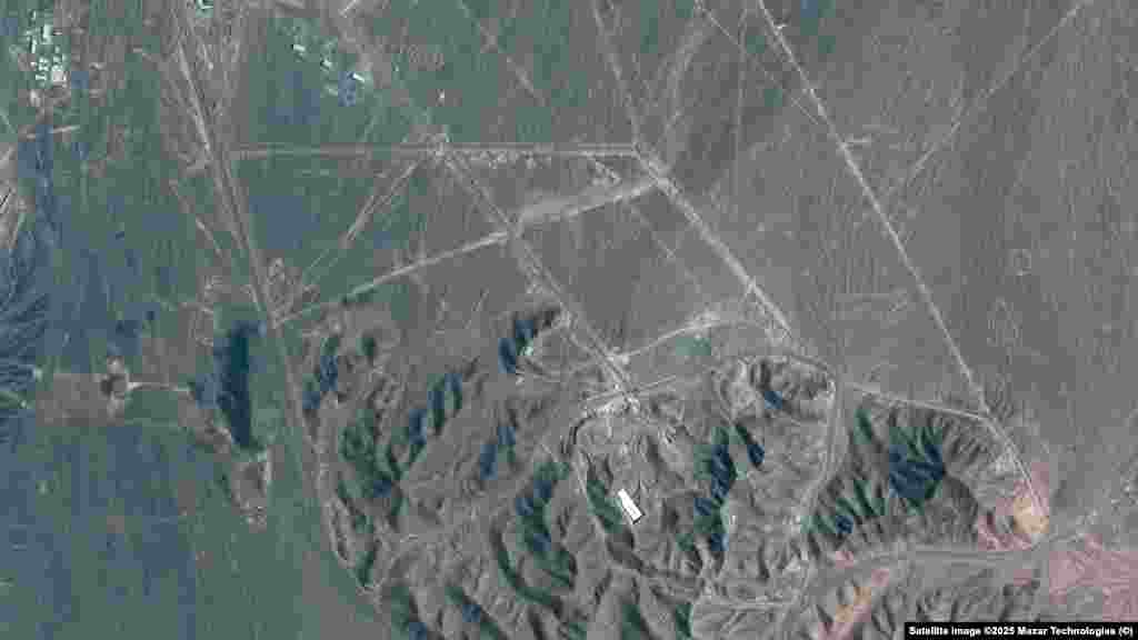 A fordói nukleáris létesítmény a bombázás előtt