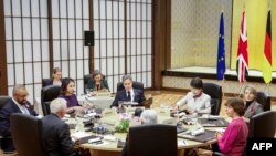 Встреча глав МИД "Группы семи", Токио, 7 ноября 2023 года 