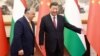 Hszi Csin-ping, a Kínai Kommunista Párt vezetője és az ország elnöke fogadja Orbán Viktort Pekingben 2024. július 8-án