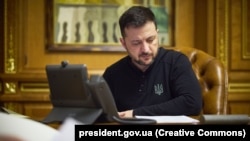 უკრაინის პრეზიდენტი ვოლოდიმირ ზელენსკი