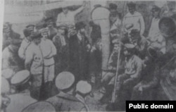 Mihail Gheorghiu Bujor pe un vas românesc sechestrat, Odesa, 1918