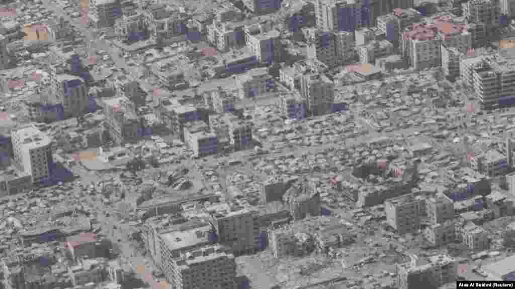 Razaranje Gaze, viđeno iz zraka.